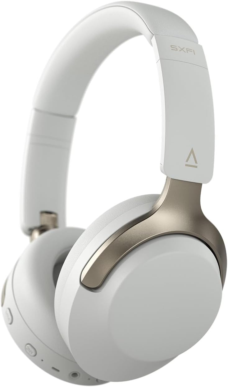 Creative Zen Hybrid SXFI Wireless Over-Ear Headphones with Super X-Fi Technology, Adaptive Hybrid Active Noise Cancellation, Ambient Mode, Up to 70 Hours (ANC Off), Low Latency Mode