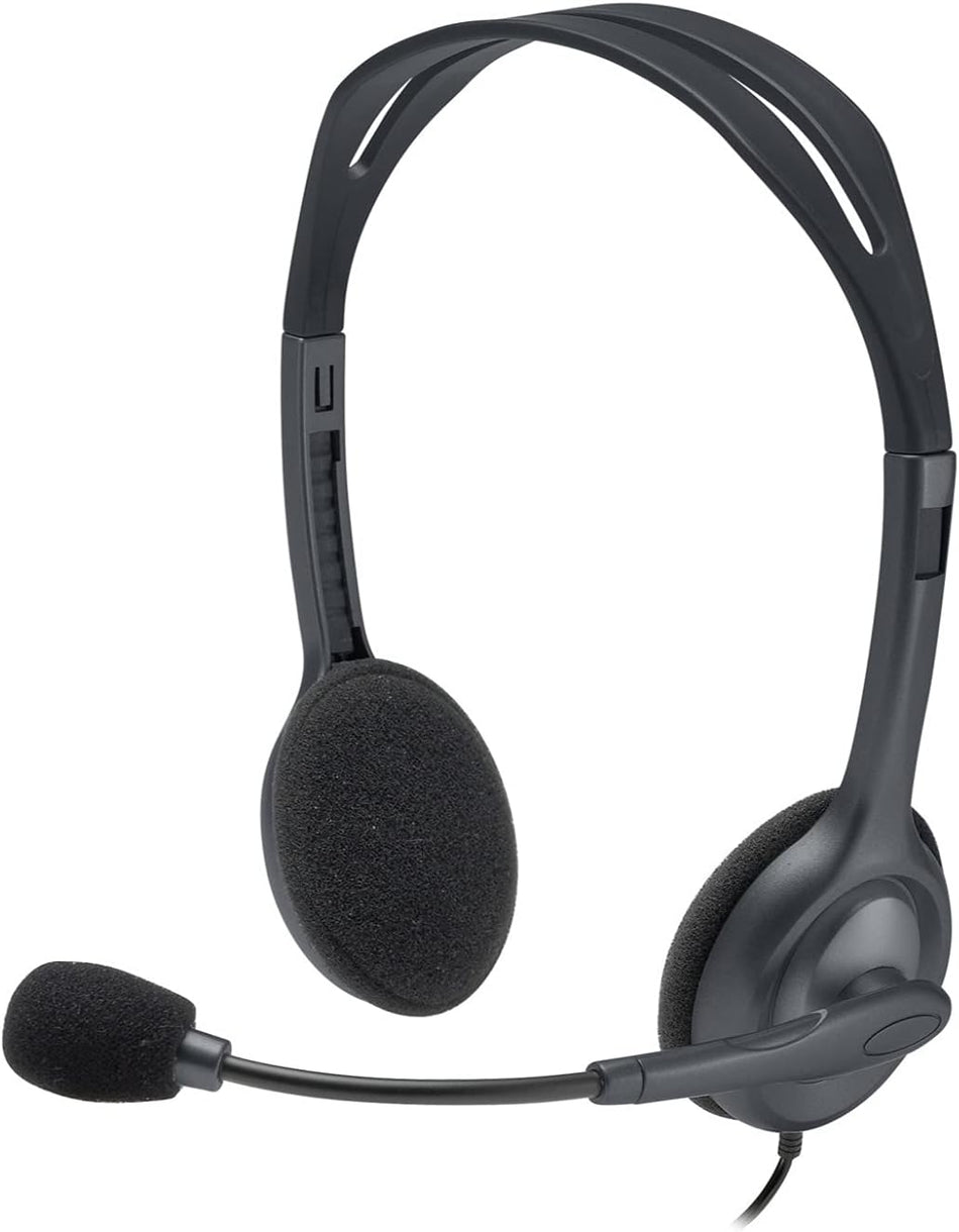 Logitech H111 Stereo Headset with Adjustable Headband Headset