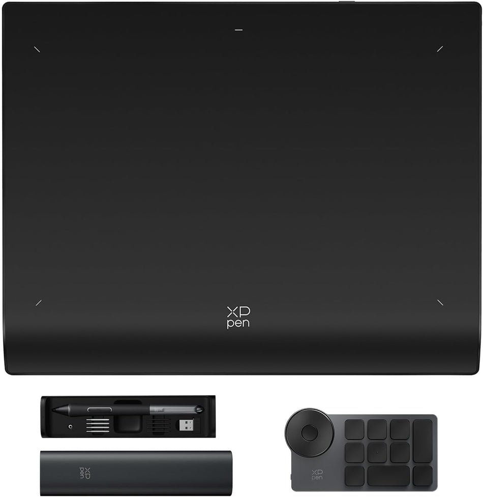 XP-Pen Wireless Drawing Tablet Deco Pro MW 2nd Gen, 9" x 6" Bluetooth Computer Graphics Tablet
