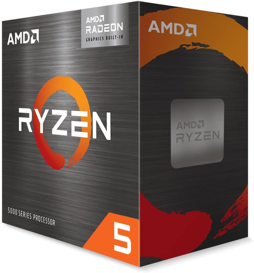 Processor AMD Ryzen 5 5600G 6-Core 12-Thread Desktop with Radeon Graphics