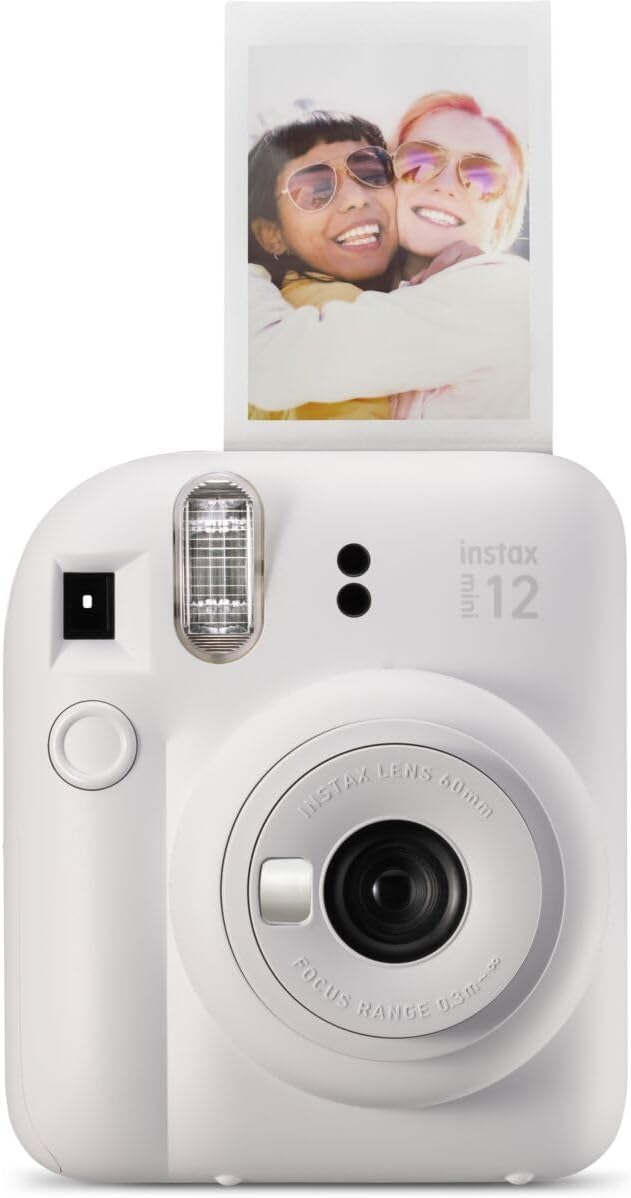 Fujifilm Instax Mini 12 Instant Camera – Summer Bundle (Camera case, Fairy Lights, Beach Ball, Cooling Towel, Hot & Cold Water Bottle, Funky Kids Sunglasses)