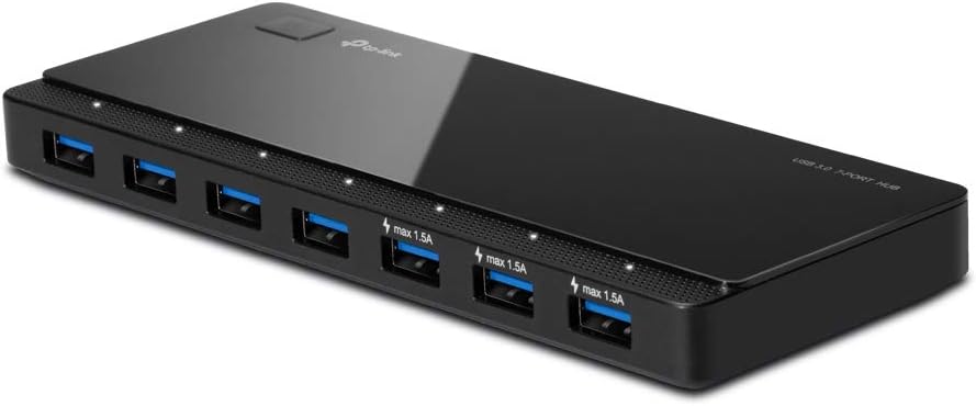 TP-Link [2nd Gen] TP-Link 7-Port USB 3.0 Ultra Slim Hub Including 3 BC 1.2 Charging Ports