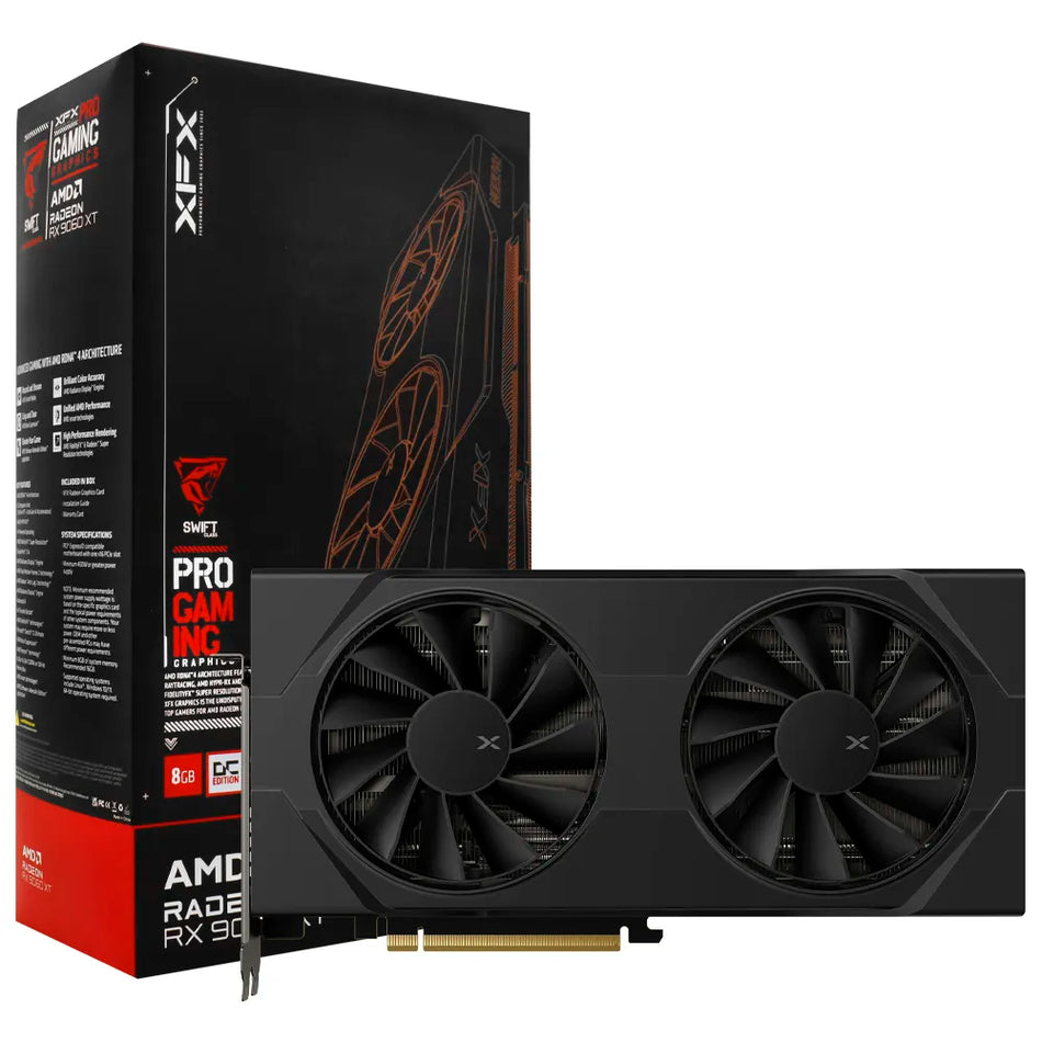 RX-96TSW8GBQ XFX Swift AMD Radeon RX 9060 XT OC Gaming Edition 8GB GDDR6