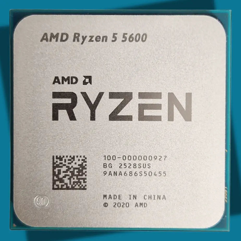AMD Ryzen 5 5600 6-Core, 12-Thread Unlocked AMD Desktop Processor without Cooler (Tray version)