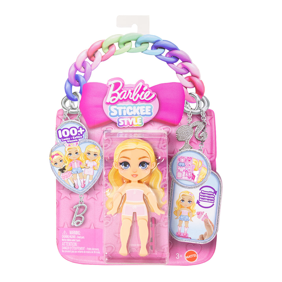 Barbie Stickee Style Doll Assortment (JMV91) by Mattel