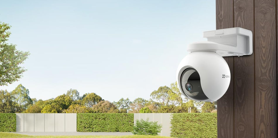 EZVIZ EB8 2K 4G Battery Outdoor with GPS Location, PTZ Security Camera, Solar Panel Compatible, Colour Night Vision, Pan Tilt 360°, AI Human Detection, Two Way Talk, Alarm & Strobe Alert Camera