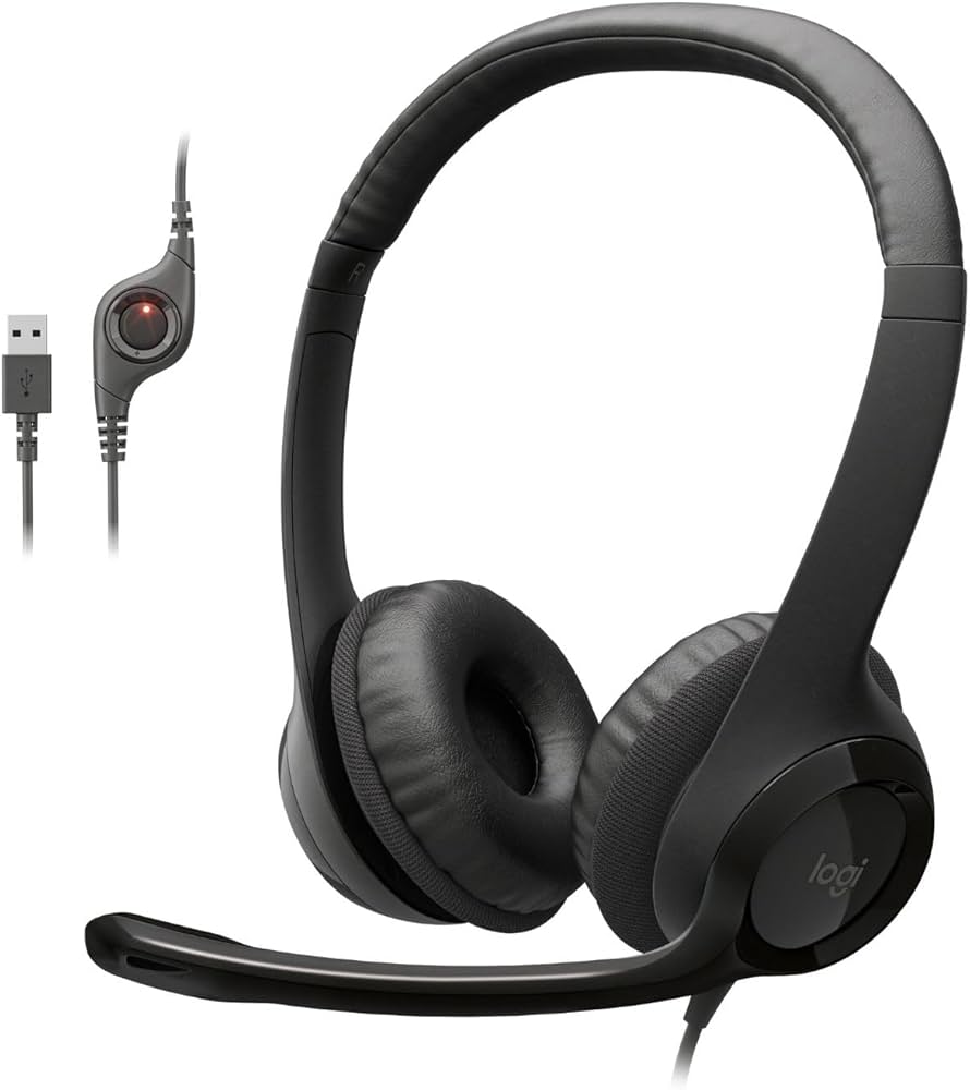 Logitech H390 USB Headset with Noise-Cancelling Mic