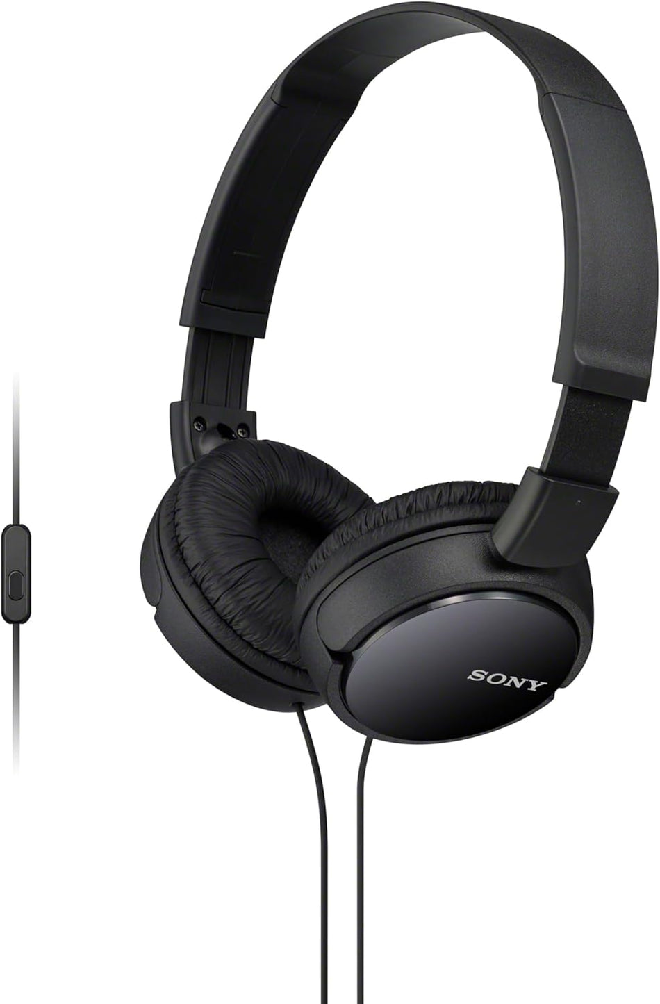 Sony ZX Series Wired On-Ear Headphones with Mic - Black