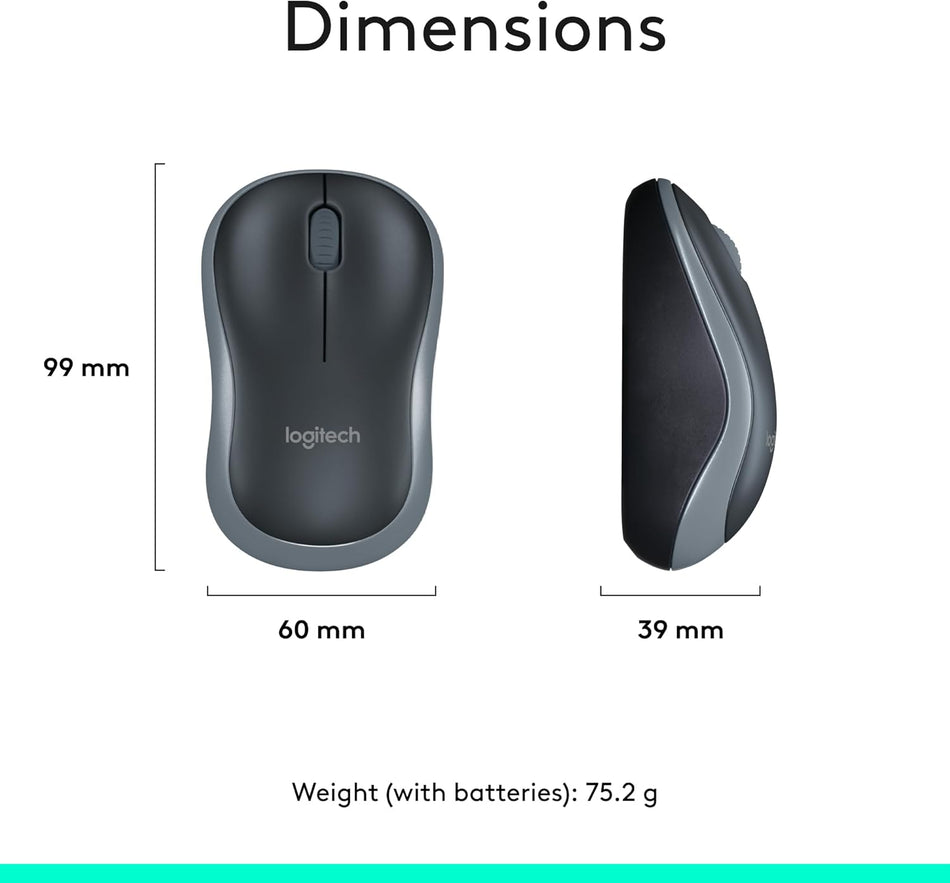 Keyboard Logitech MK270 RF Wireless AZERTY French Black