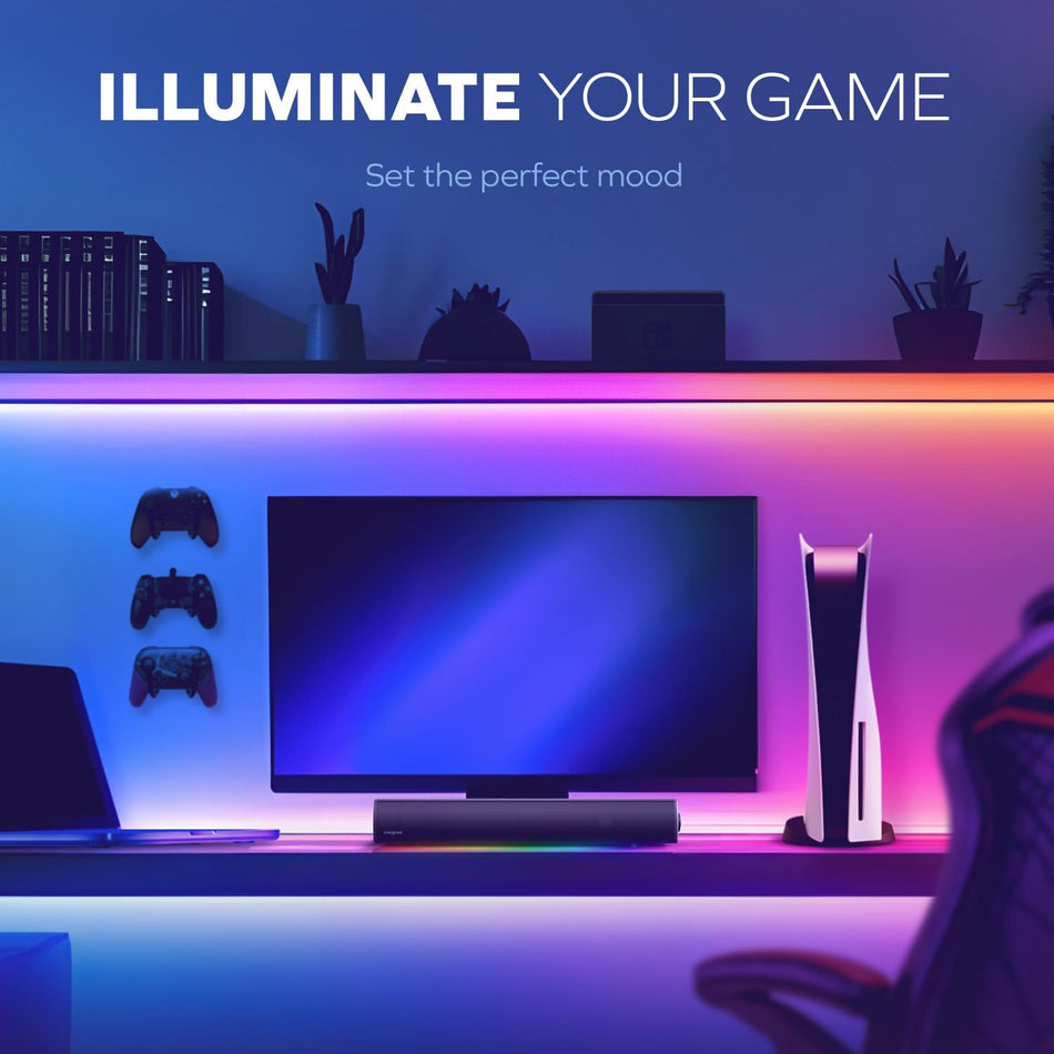 Creative Sound Blaster GS5 Versatile RGB Gaming Soundbar with SuperWide Technology