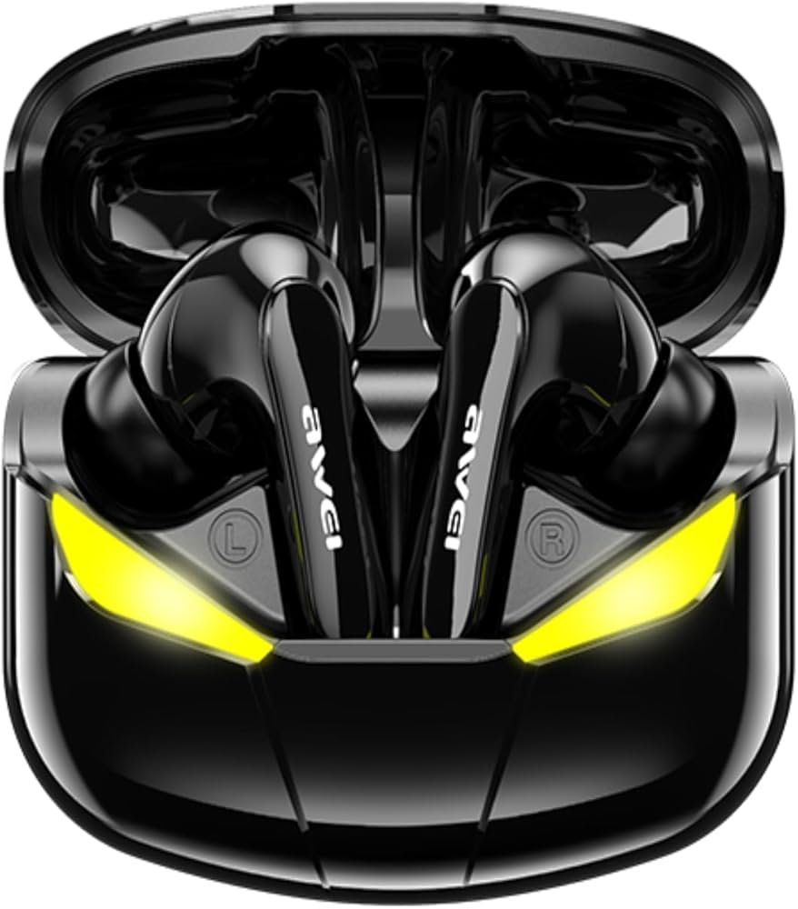 AWEI T35 Wireless Earbuds, Wireless Headphones with Big Bass Stereo Sound, 39 Hours Playtime, Lightweight in-Ear Fit, Bluetooth Earbuds IPX5 Waterproof Compatible with iPhone, Android, Laptops, TV