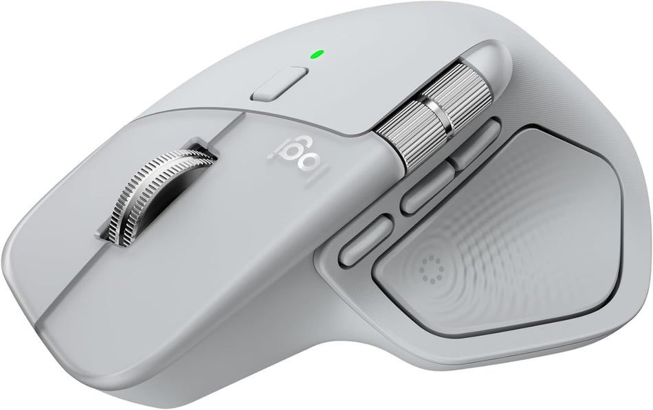 Logitech MX Master 4, Ergonomic Wireless Mouse with Advanced Performance Haptic Feedback, Ultra-Fast Scrolling, USB-C Charging, Bluetooth, Windows, MacOS - Graphite