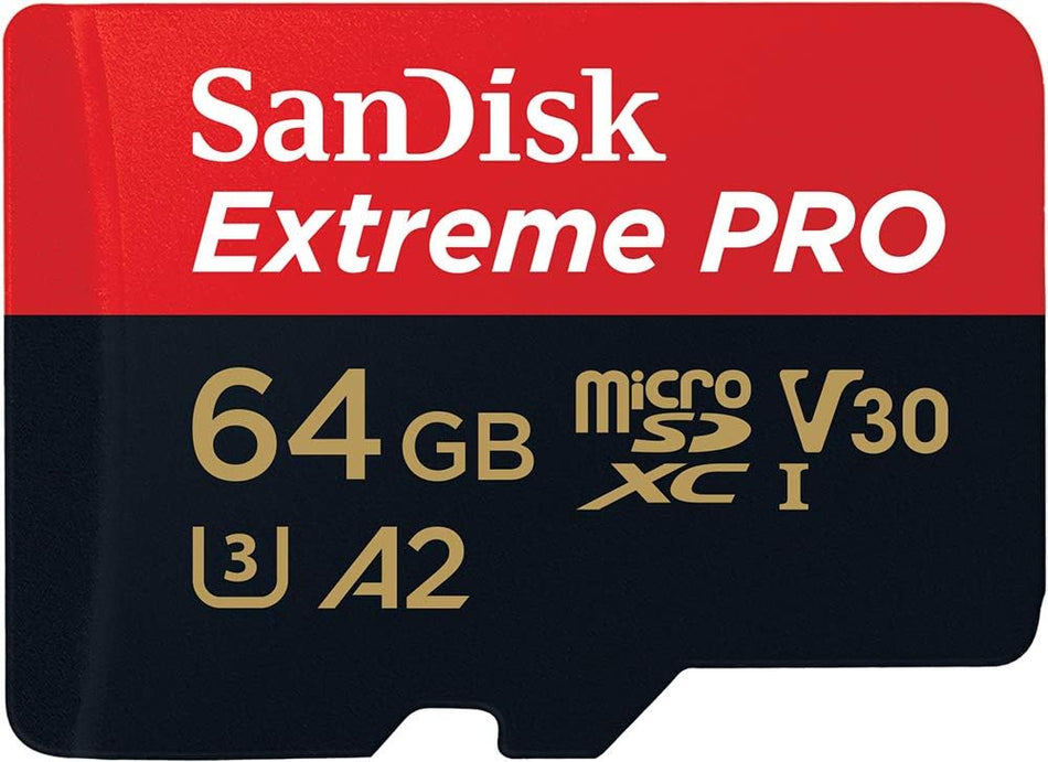 SanDisk Extreme Pro with MicroSDXC Adapter, Memory Card