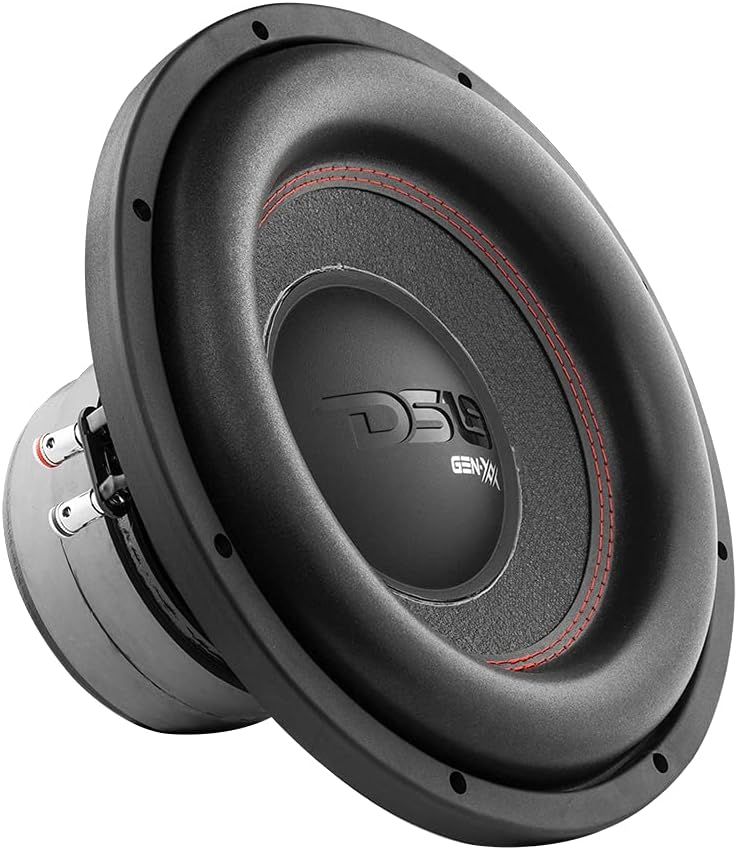 DS18 GEN-XX12.4DHE Generation-X High-Excursion 12-Inch Dual 4-Ohm Subwoofer, 1000 Watts Max, 500 Watts RMS, High-Performance Car and Truck Audio Bass Loudspeaker (Single, Black)