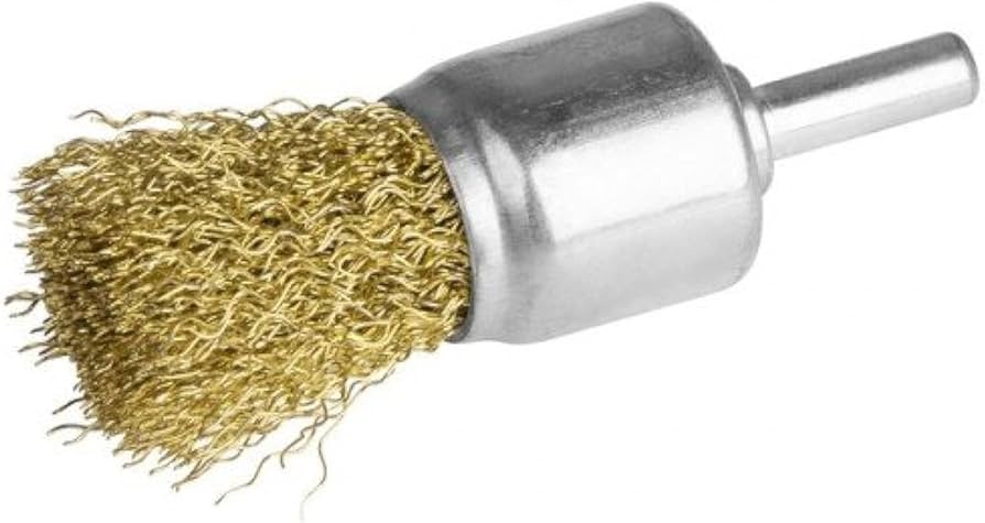 Ingco 25mm Pencil Brush (WB70241) Steel Wire Brush for Detailed Cleaning, Polishing, & Deburring for Hard-to-Reach, Tight & Intricate Areas