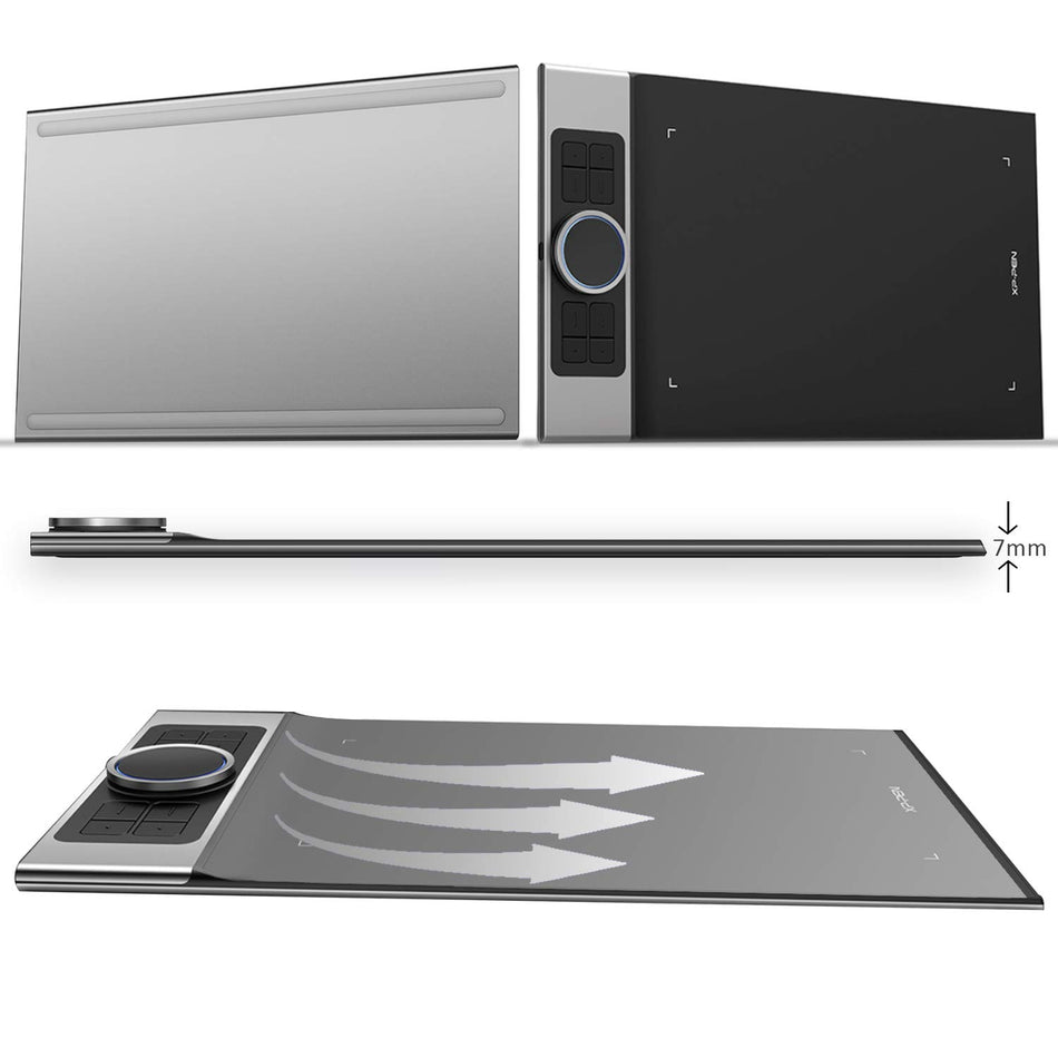 XP-Pen Deco Pro Medium Graphics Drawing Tablet Ultrathin Digital Pen Tablet with Tilt Function