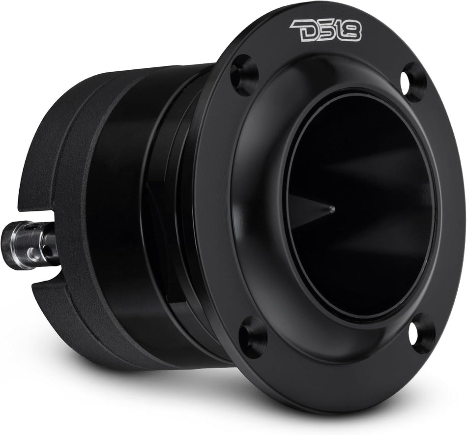 DS18 PRO-TW820 1-Inch High-Compression Aluminum Super Tweeter, 200 Watts Max, 100 Watts RMS, 4-Ohm Pro Audio Component Car and Truck Loudspeaker with Built-In Crossover (Single)
