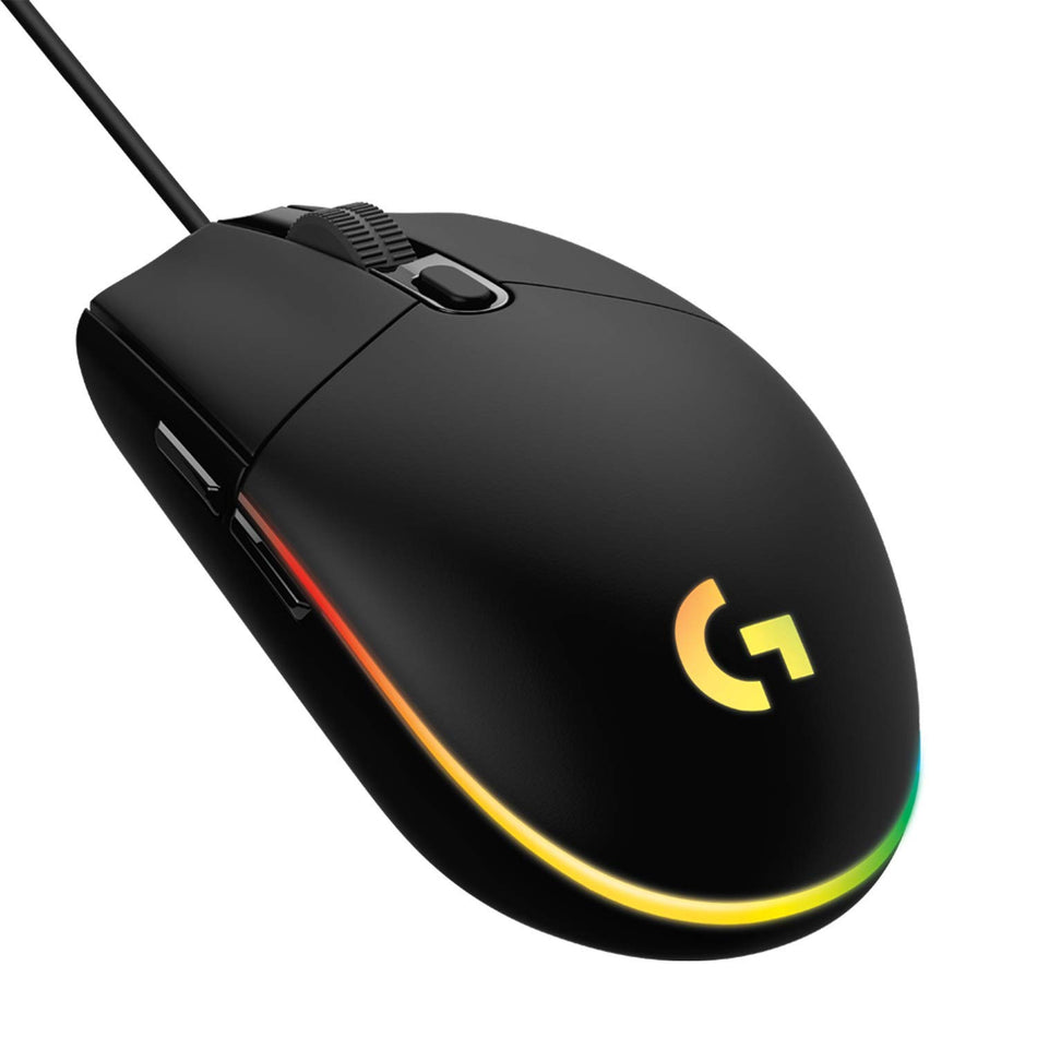Logitech G102 LIGHTSYNC Corded Lilac Purple Gaming Mouse