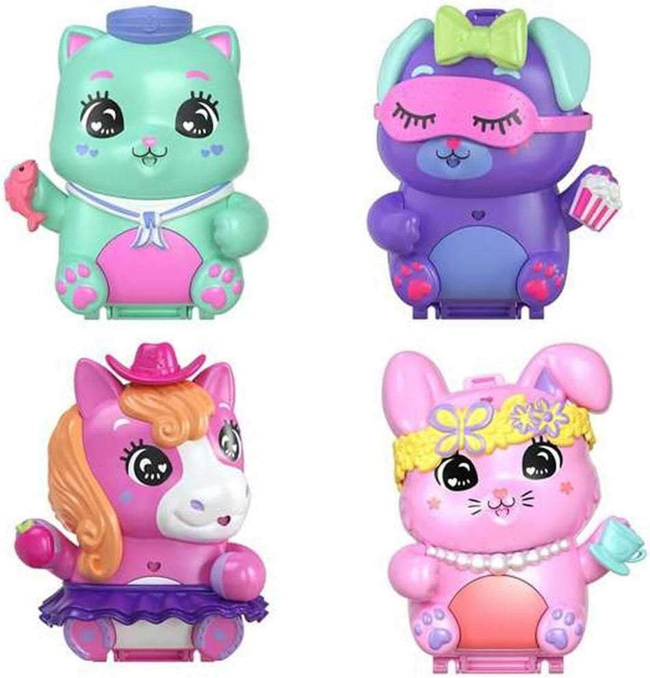 Mattel Polly Pocket Big Pocket World Playset Assortment (JFG56) – Portable Compact Toys