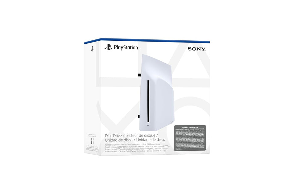 PS5 Slim Disc Drive (JPN) (CFI-ZDD1J) | Official Sony Interactive Entertainment Detachable Ultra HD Blu-ray Drive For PS5 Digital Edition Consoles (slim)