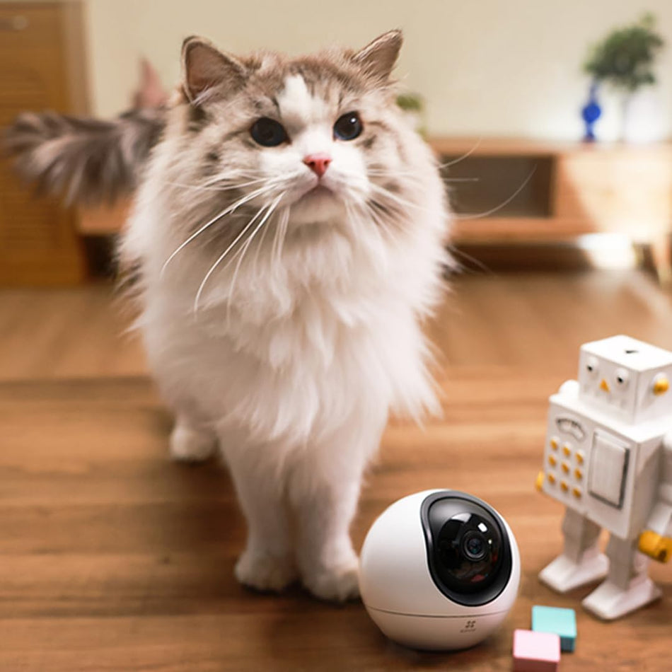 EZVIZ CS-C6 Smart Home WiFi Camera 2K⁺ Resolution 360° Coverage|Color Night Vision|Waving-Hand Control