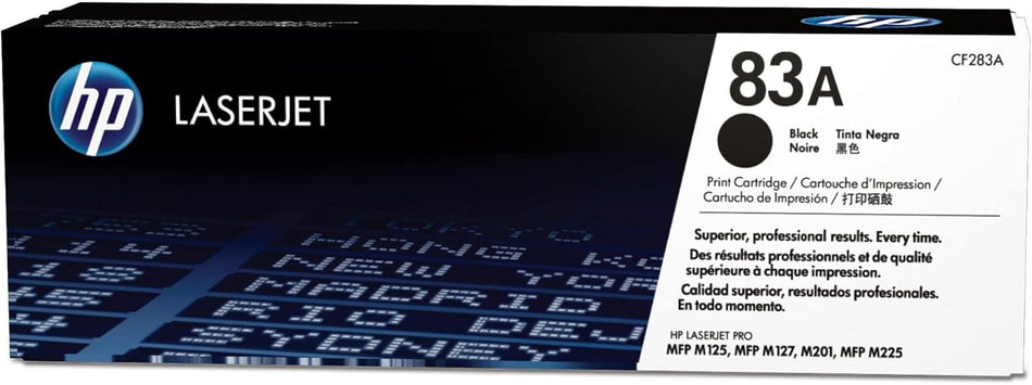 HP 83A Black Original LaserJet Toner Cartridge (CF283A) | Professional Laser Quality | 1,500-Page Yield