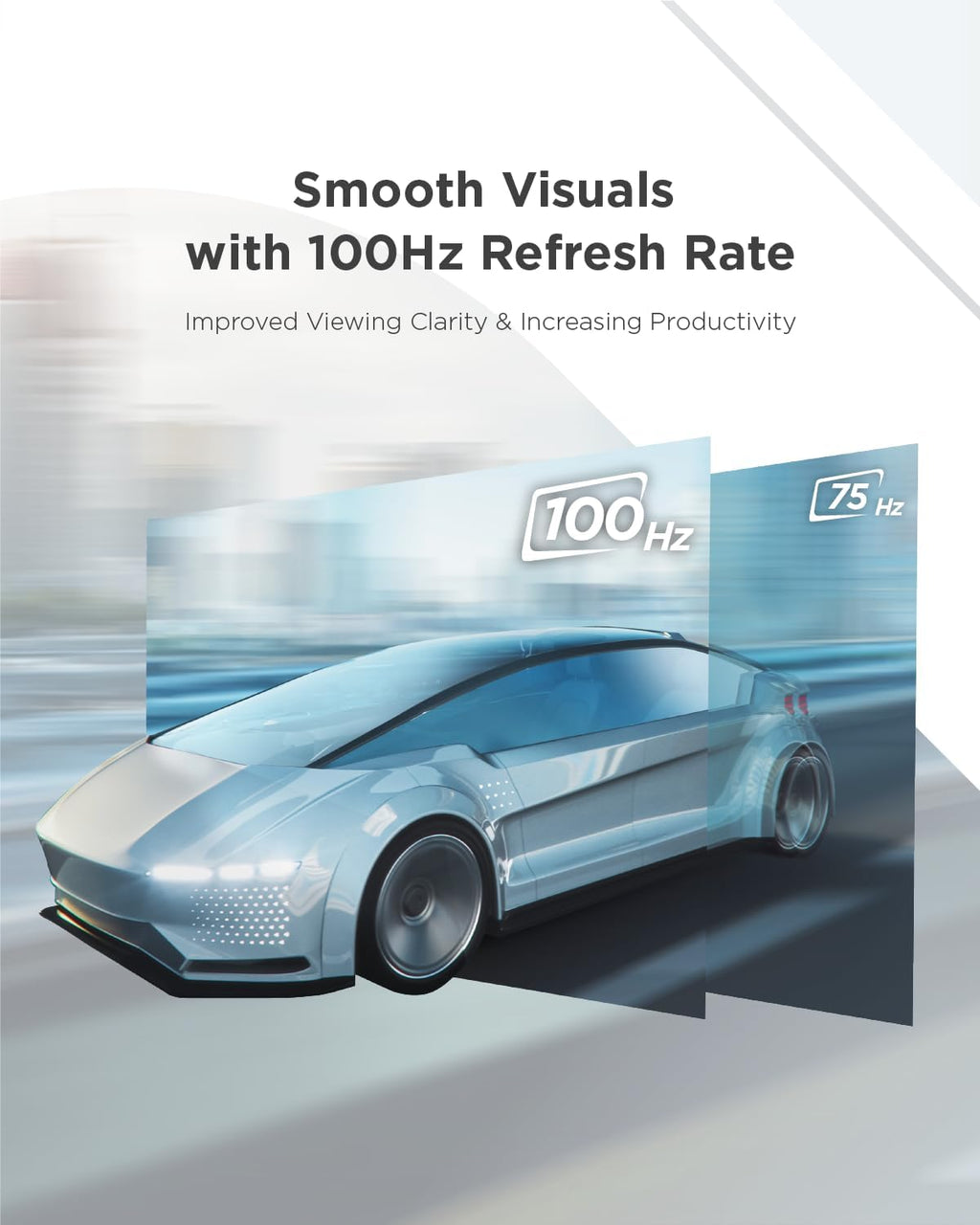 ViewSonic VA240-H Frameless 24 inch Monitor, Full HD 1080p, 100hz, 4ms, IPS, HDMI, VGA, LED Monitor for Home, Office, Workstation