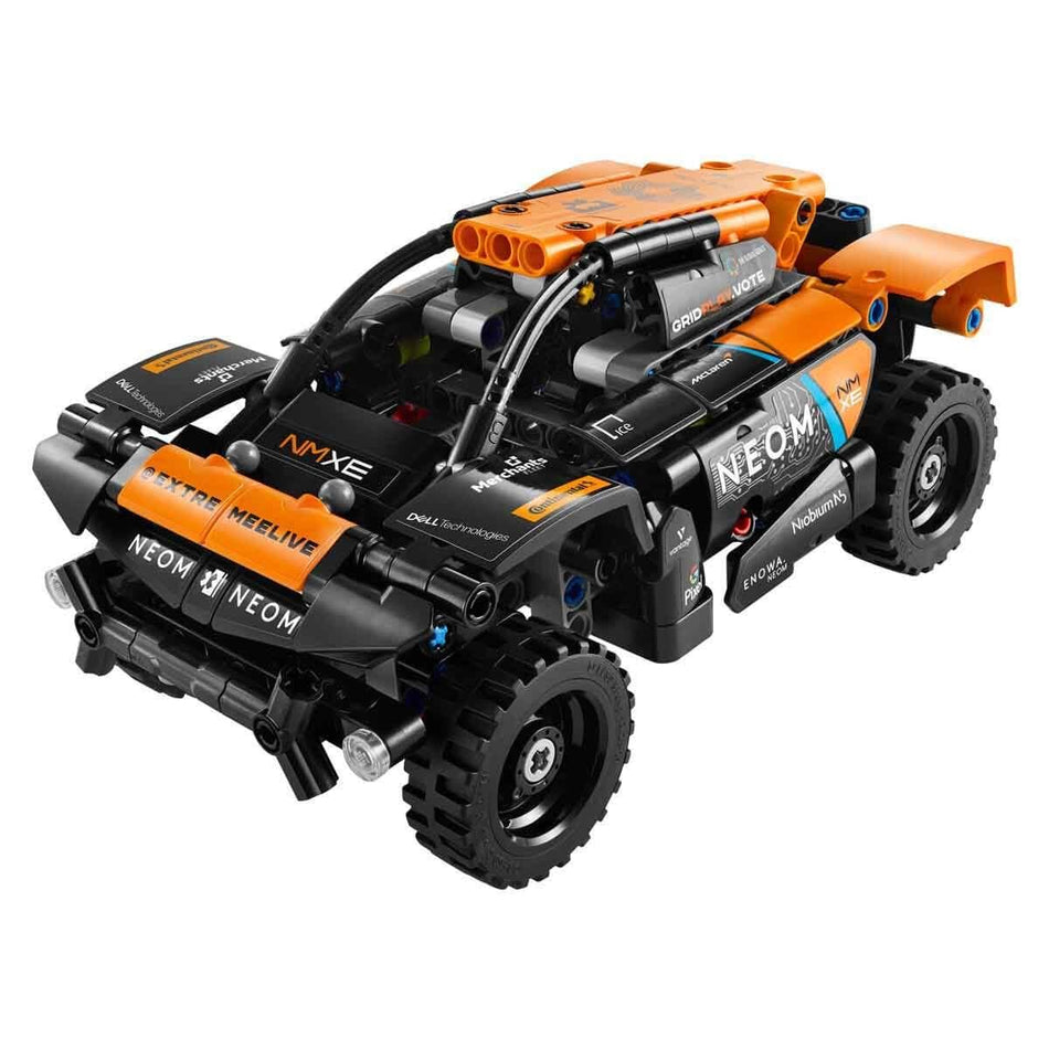 LEGO 42166 Technic NEOM McLaren Extreme E Race Car, Off-Road Pull Back Car