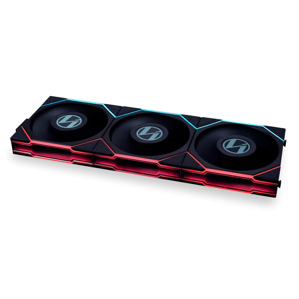 Lian-Li UNI FAN TL LCD 120mm Fan with Controller, 4.72"x 3 Pack, PC Case Fan, Desktop, Laptop Compatible