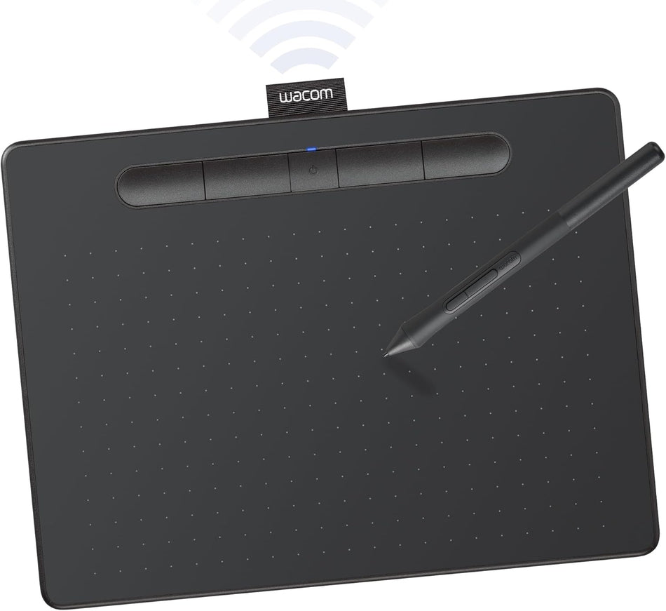 Wacom CTL6100WLE0 Intuos Wireless Graphics Drawing Tablet with Software Included, 10.4" X 7.8", Pistachio