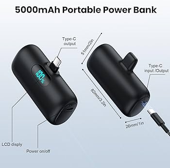 Nippo 5000MAH Power Bank Type-C Connector
