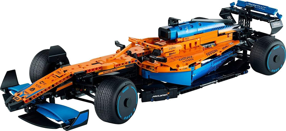LEGO 42141 Technic McLaren Formula 1 2022 Replica Race Car Model Building Kit, F1 Motor Sport