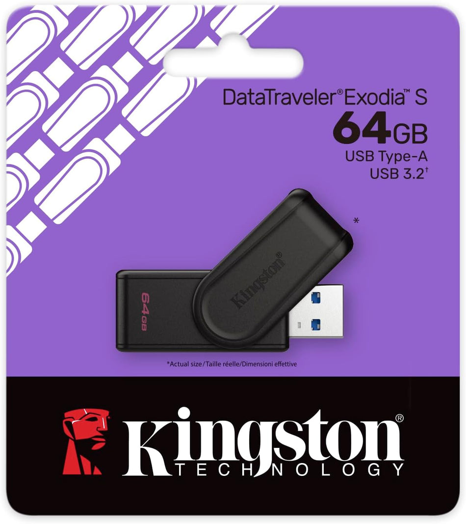 Kingston DataTraveler Exodia S 64GB USB  Flash Drive