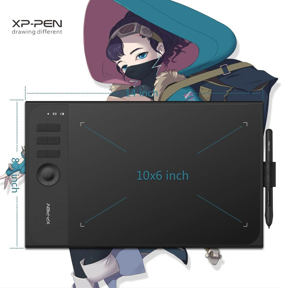 XP-Pen Star 06 Wireless 2.4G Digital Tablet Painting Board 10x6 Inch Graphics Drawing Tablet