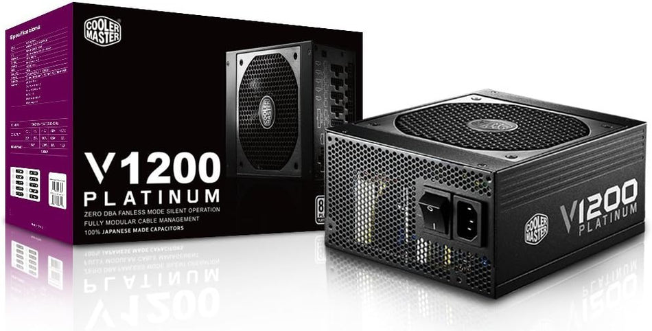 Cooler Master 1000W / 1200W Elite 80+ Gold Fully Modular PCIe 5.0 ATX 3.1 PCIe Gen5 Power Supply