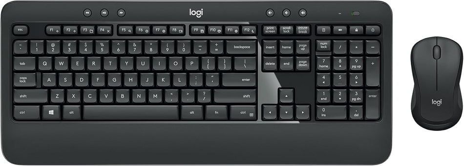 Logitech MK540 Advanced Wireless Keyboard Mouse Combo, Multimedia Hotkeys