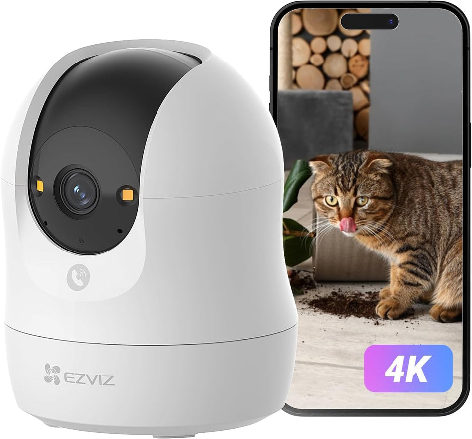EZVIZ C6N G1 4K WiFi Indoor Surveillance Camera Wired, 360°, Call-Button, Colour