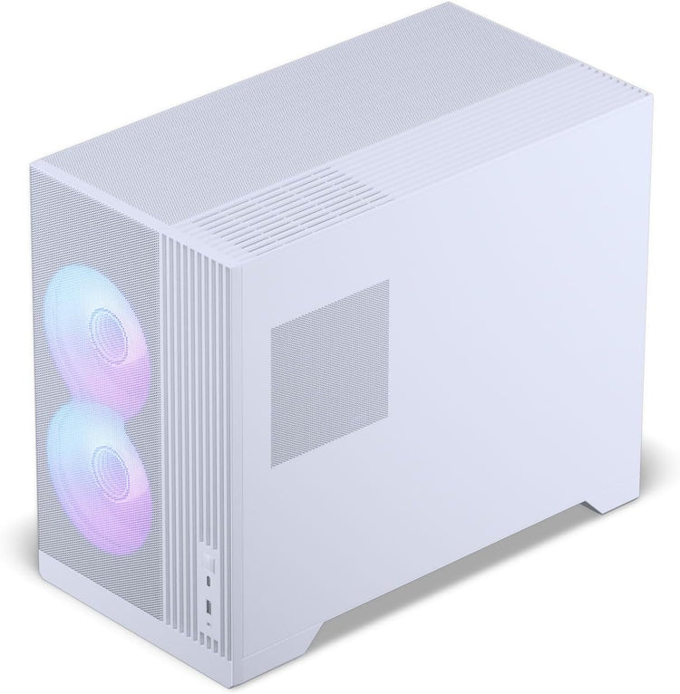 Phanteks XT M3 Micro ATX Small Form Factor Gaming Case No Fans - White ...