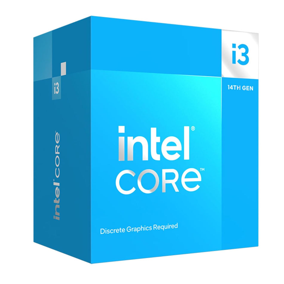 Processor Intel Core i3-14100F LGA1700 12MB Cache 4 cores (4 P-cores + 0 E-cores) up to 4.7 GHz