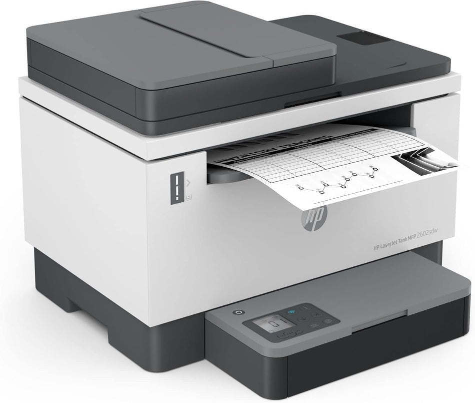 HP LaserJet Tank MFP 2602SDW Multi-function, Black Print, copy, scan, Wireless, Duplex Printer