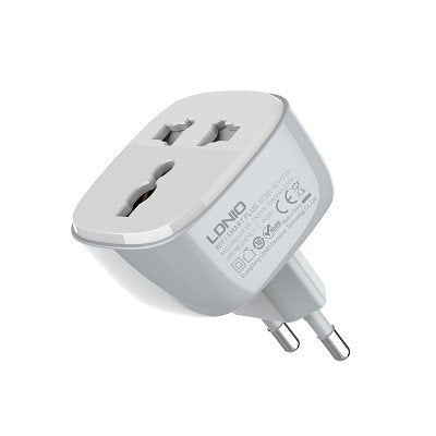 LDNIO SCW1050 Wi-Fi Smart Power Socket 2500W Universal Adapter with Remote Control & Smart Timing Functions (US / UK / EU Plug)