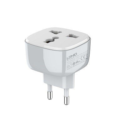 LDNIO SCW1050 Wi-Fi Smart Power Socket 2500W Universal Adapter with Remote Control & Smart Timing Functions (US / UK / EU Plug)