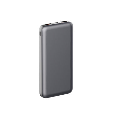 LDNIO PQ10 Power Bank With Dual USB Ports And 1 USB-C Port Including LED Digital Display Shows The Remaining Battery Power Fits Multi Devices 10000 mAh - Gray