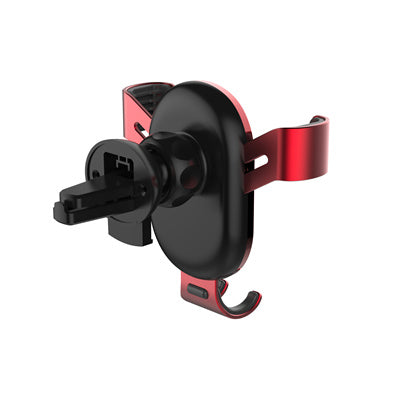 LDNIO MG01 | Universal Gravity Mechanical Air Vent Car Phone Holder (Red Accent Edition) | 360° Rotation Auto-Locking Smart Mount