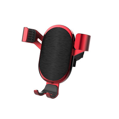 LDNIO MG01 | Universal Gravity Mechanical Air Vent Car Phone Holder (Red Accent Edition) | 360° Rotation Auto-Locking Smart Mount