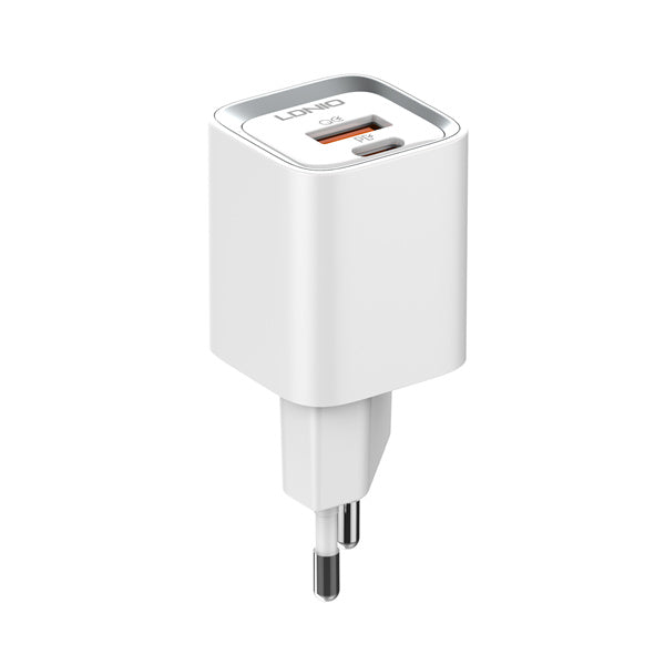 LDNIO A2318C 20W Dual Port PD & QC 3.0 Fast Travel Charger Wall Adapter (US / EU Plug)