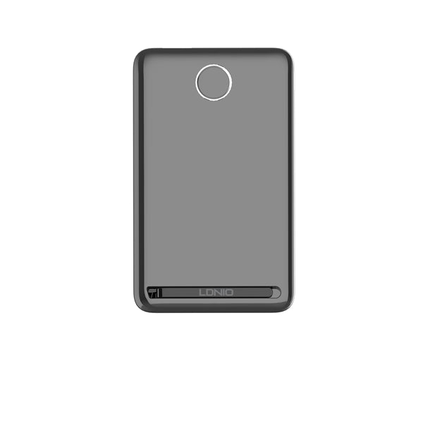 LDNIO PQ17 Ultralight 10000mAh Magnetic Wireless Power Bank | 15W Fast Charger | 22.5W PD/QC3.0 Output - Black