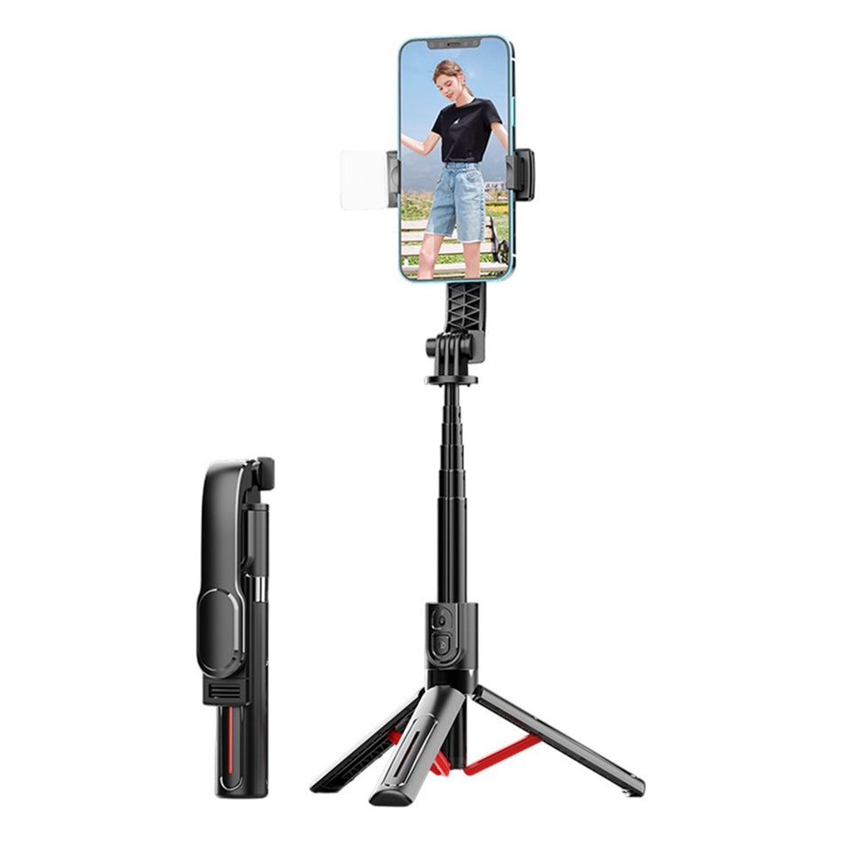 K26 360° Rotate 90CM Smart Bluetooth Remote Selfie Stick Tripod with LED Light
