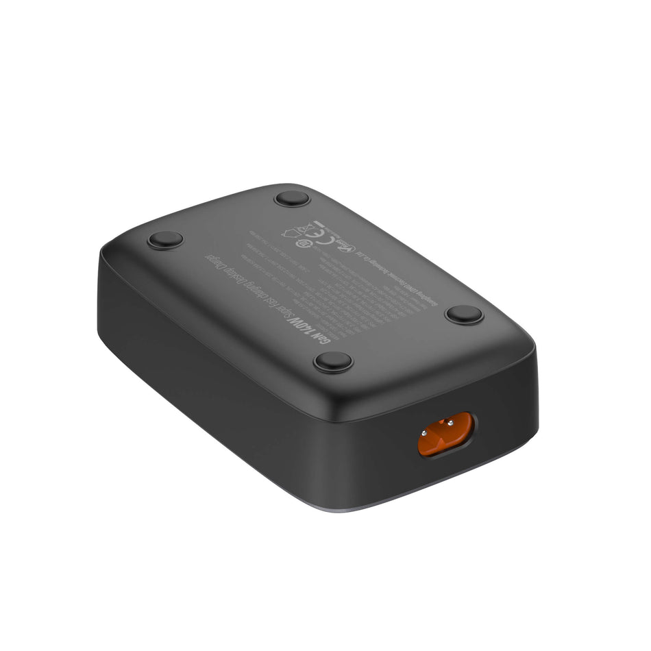 LDNIO Q4010 140W GaN Super Fast 6-in-1 Desktop Charging Station with 15W Wireless Charging Pad & 1.5M Detachable Power Cable