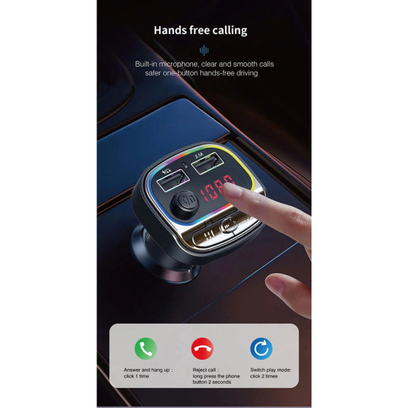 Marvers C21 Car Charger Mp3 Car Fm Transmitter